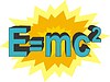 Vector clipart: relativistic formula E=mc2
