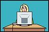 Vector clipart: employee