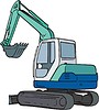 Vector clipart: excavator