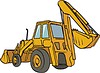 Vector clipart: excavator