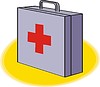 Vector clipart: first aid set