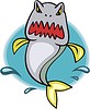 Vector clipart: shark