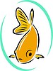 Vector clipart: goldfish