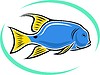 Vector clipart: aquarium fish