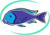 Vector clipart: aquarium fish