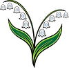 Vector clipart: lily of the valley