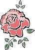 Vector clipart: rose flower