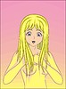 nude blond girl anime