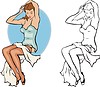 pin-up girl