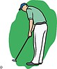 Vector clipart: golf