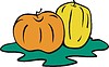 Vector clipart: pumpkins