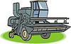 Vector clipart: harvester