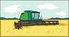 Vector clipart: harvester