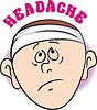 Vector clipart: headache