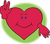 Vector clipart: smiling heart