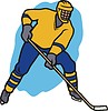 Vector clipart: ice hockey