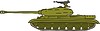 Векторный клипарт: танк ИС 4