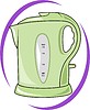 Vector clipart: electric tea kettle
