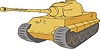 Vector clipart: tank King Tiger