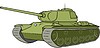 Vector clipart: tank KV85
