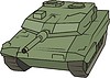 Vektor Cliparts: Panzer Leopard