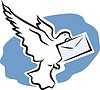 dove with a letter