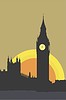 Vector clipart: London, Big Ben