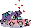 Vector clipart: car love