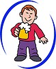 man with beer