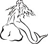 Vector clipart: mermaid