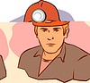 Vector clipart: miner