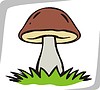 Vector clipart: mushrooms