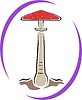 Vector clipart: fly agaric