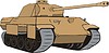 Vector clipart: tank Panther