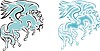 Vector clipart: winged horse