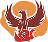 Vector clipart: phoenix