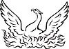 Vector clipart: phoenix