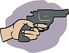 Vector clipart: pistol