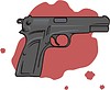 Пистолет | Векторный клипарт