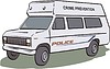 Vector clipart: police car