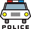 Vector clipart: police car