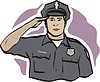 Vector clipart: policeman