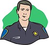 Vector clipart: policeman