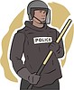 Vector clipart: policeman