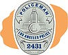 Vector clipart: police badge