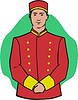 Vector clipart: porter