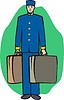 Vector clipart: porter