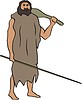 Vector clipart: prehistoric man