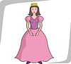 Vector clipart: princess