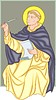 Vector clipart: Saint